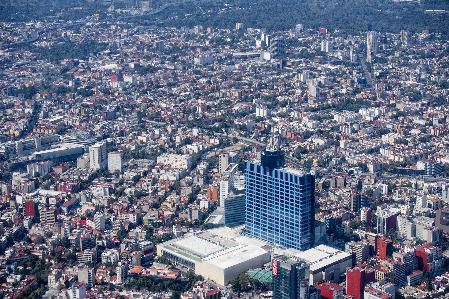 Antenne de la ville de mexico photo