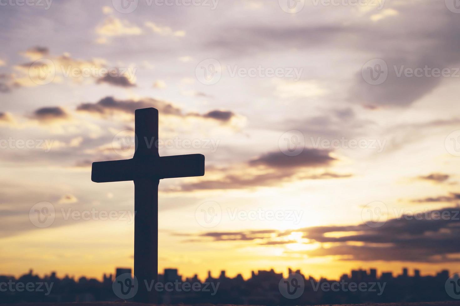 la croix est la foi de dieu. photo