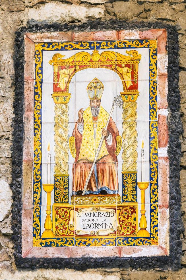 saint pancras de taormina, sicile photo