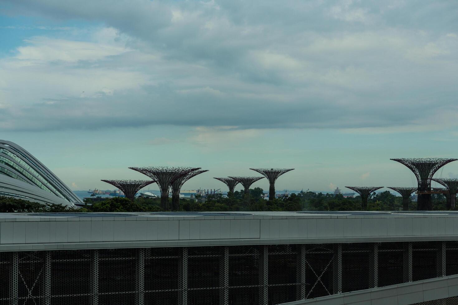 vue sur les toits de la ville de singapour photo