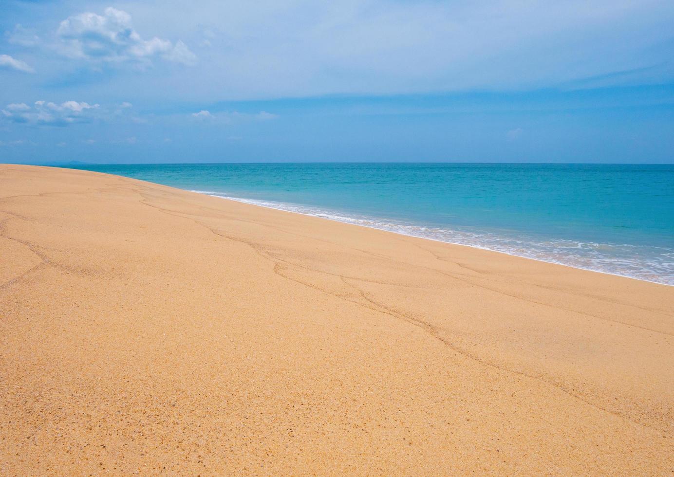 paysage de plage de sable photo