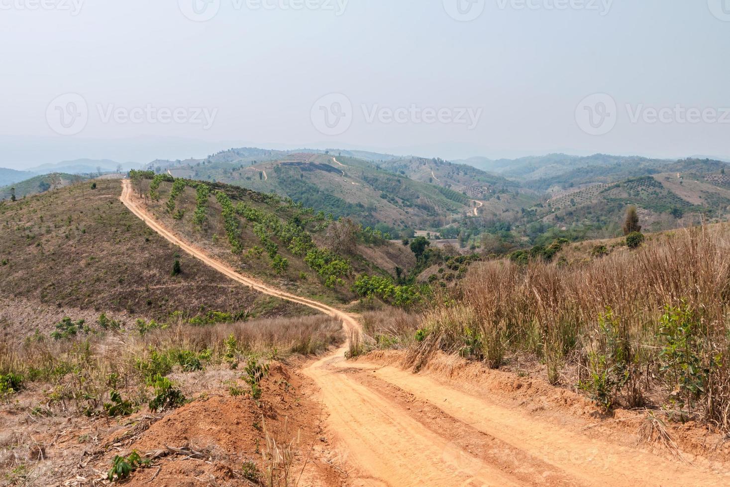 routes dans les zones rurales des pays en développement photo