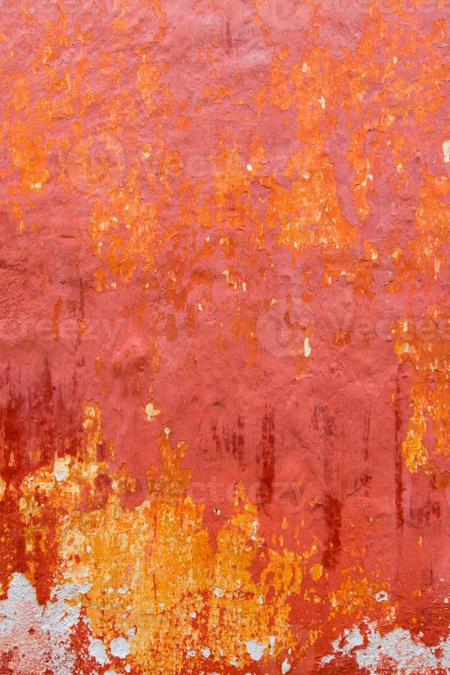 Texture de façade grunge rouge ciutadella de Minorque photo