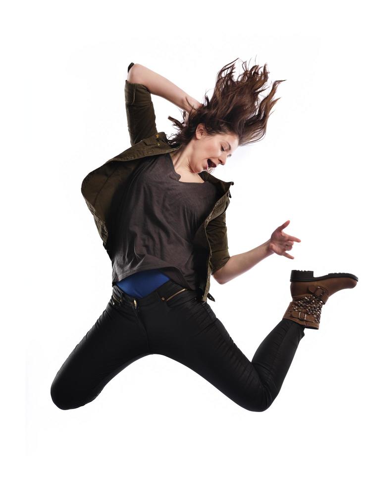 jeune femme danse photo