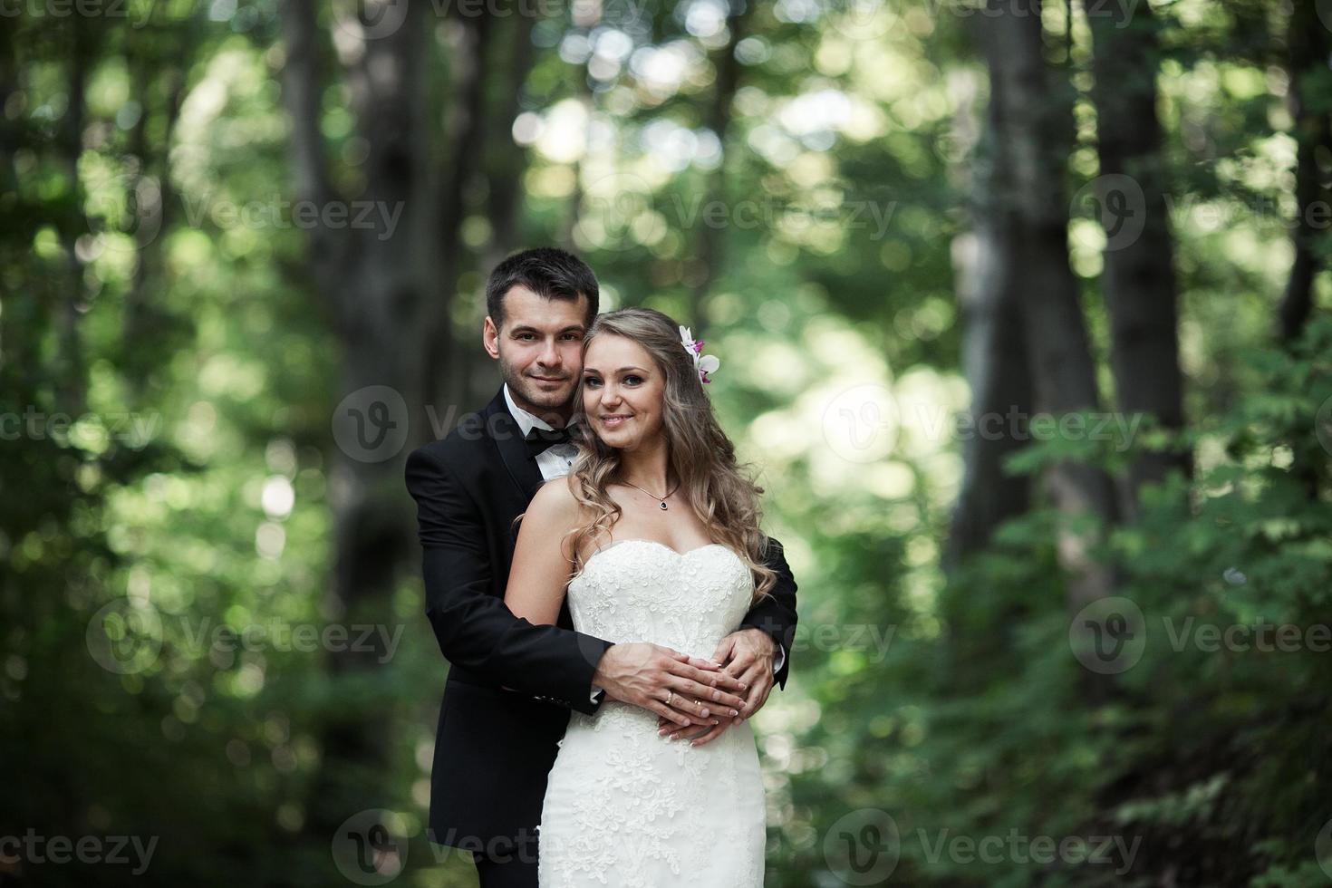 portrait de couple marié photo