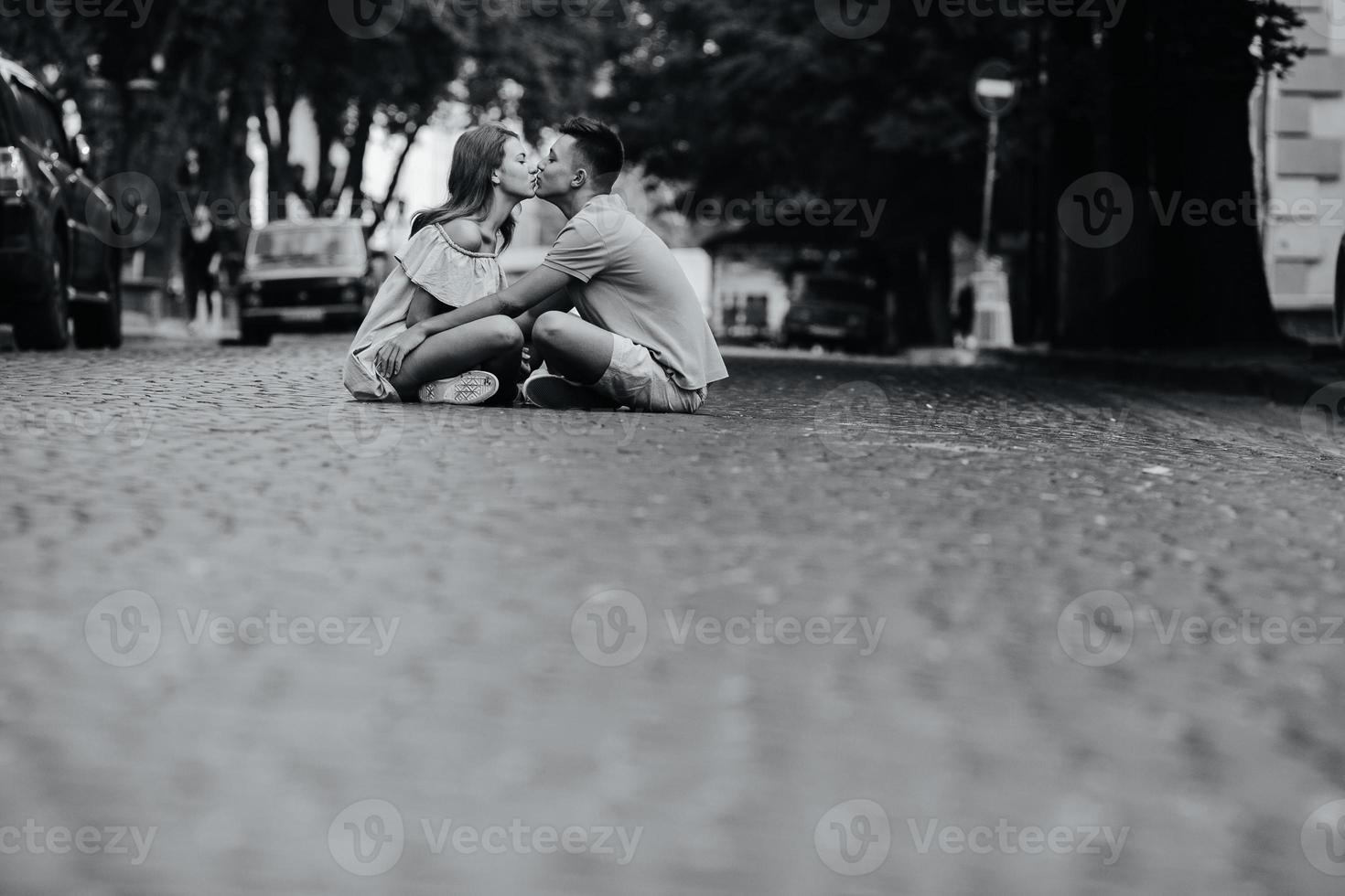 portrait de couple en plein air photo