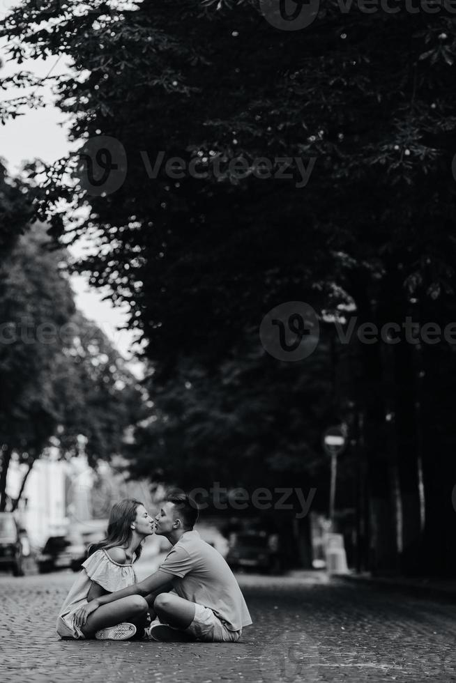 portrait de couple en plein air photo