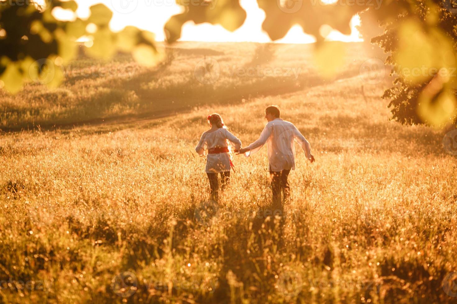 portrait de couple en plein air photo