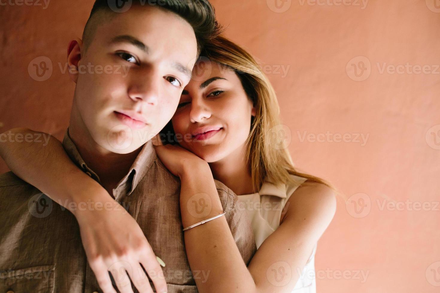 vue portrait de couple photo