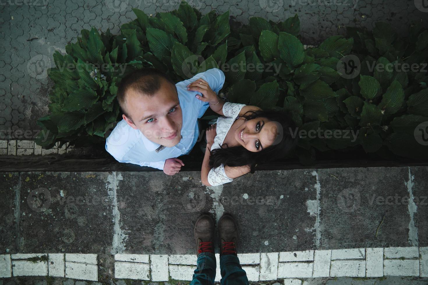 portrait de couple marié photo