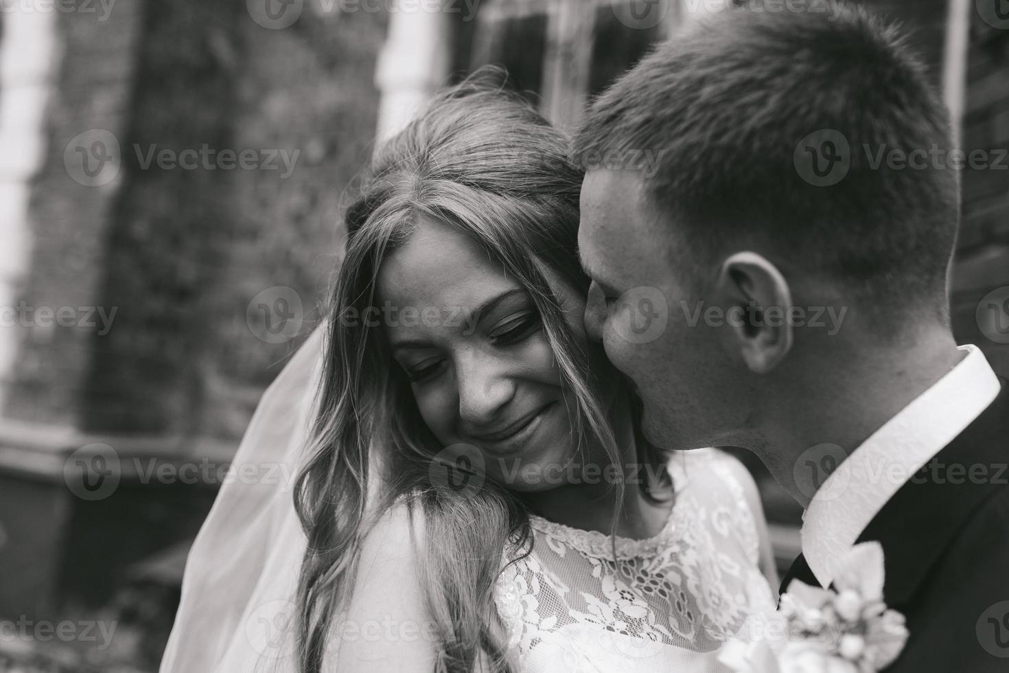 portrait de couple marié photo