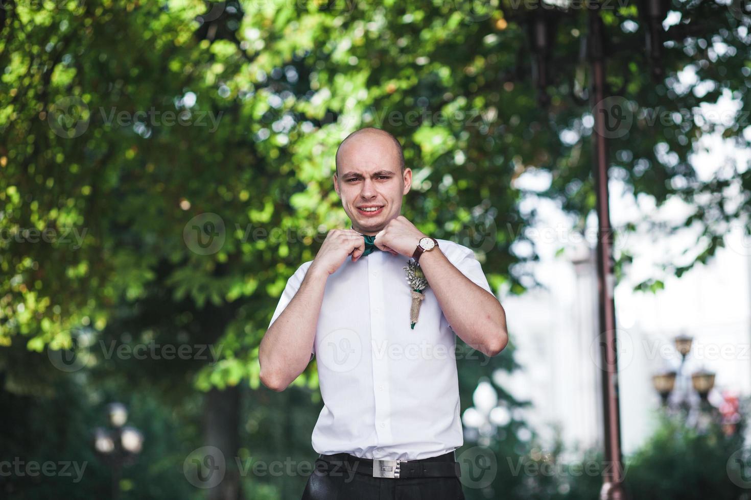 vue de la fête de mariage photo