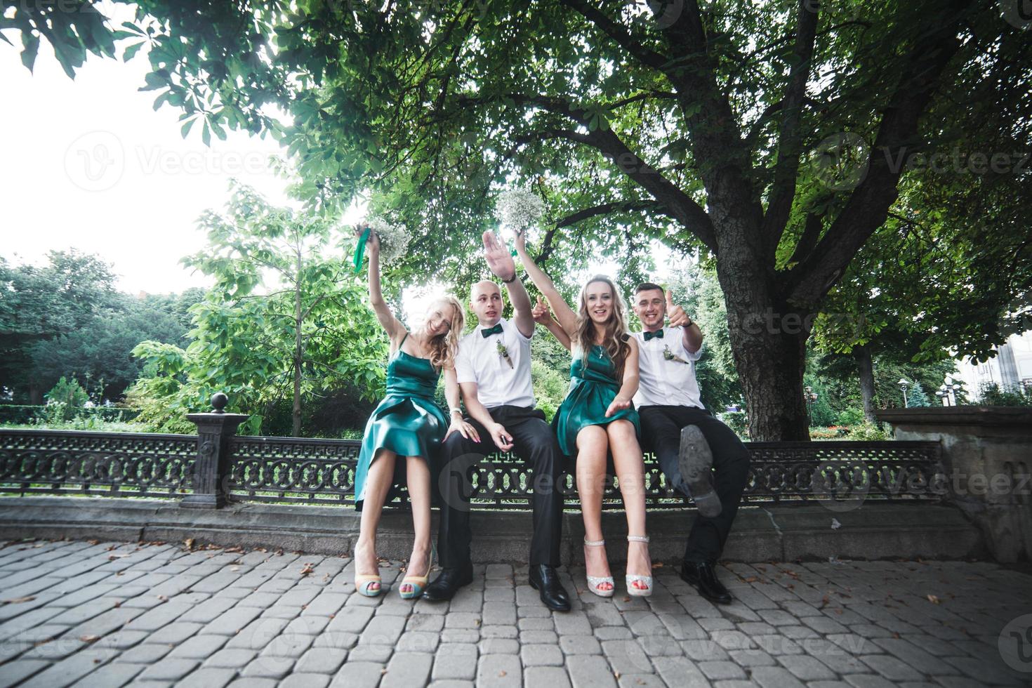 vue de la fête de mariage photo