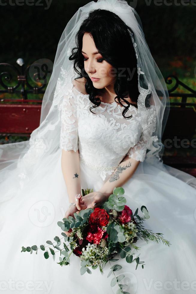 vue de la fête de mariage photo