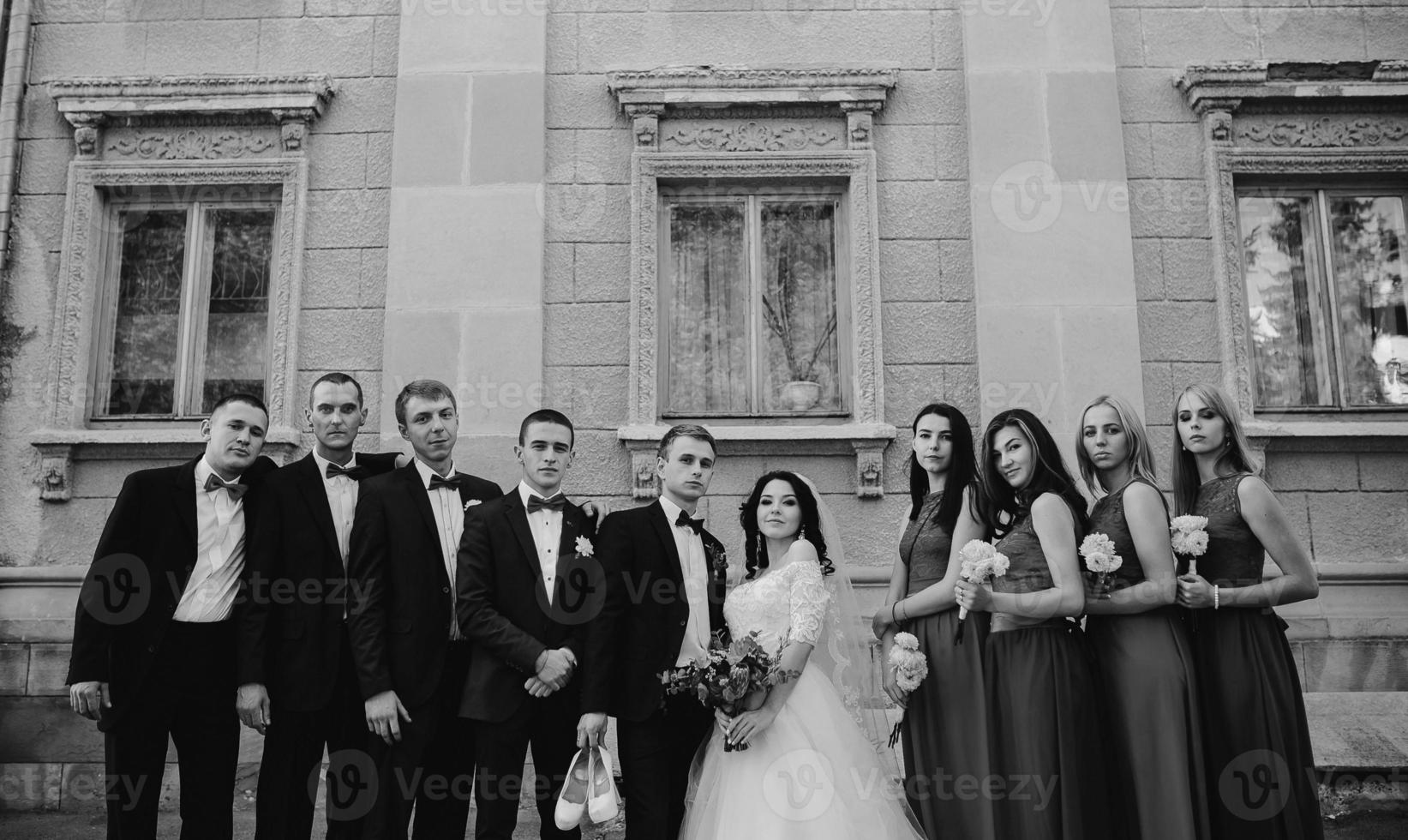 vue de la fête de mariage photo