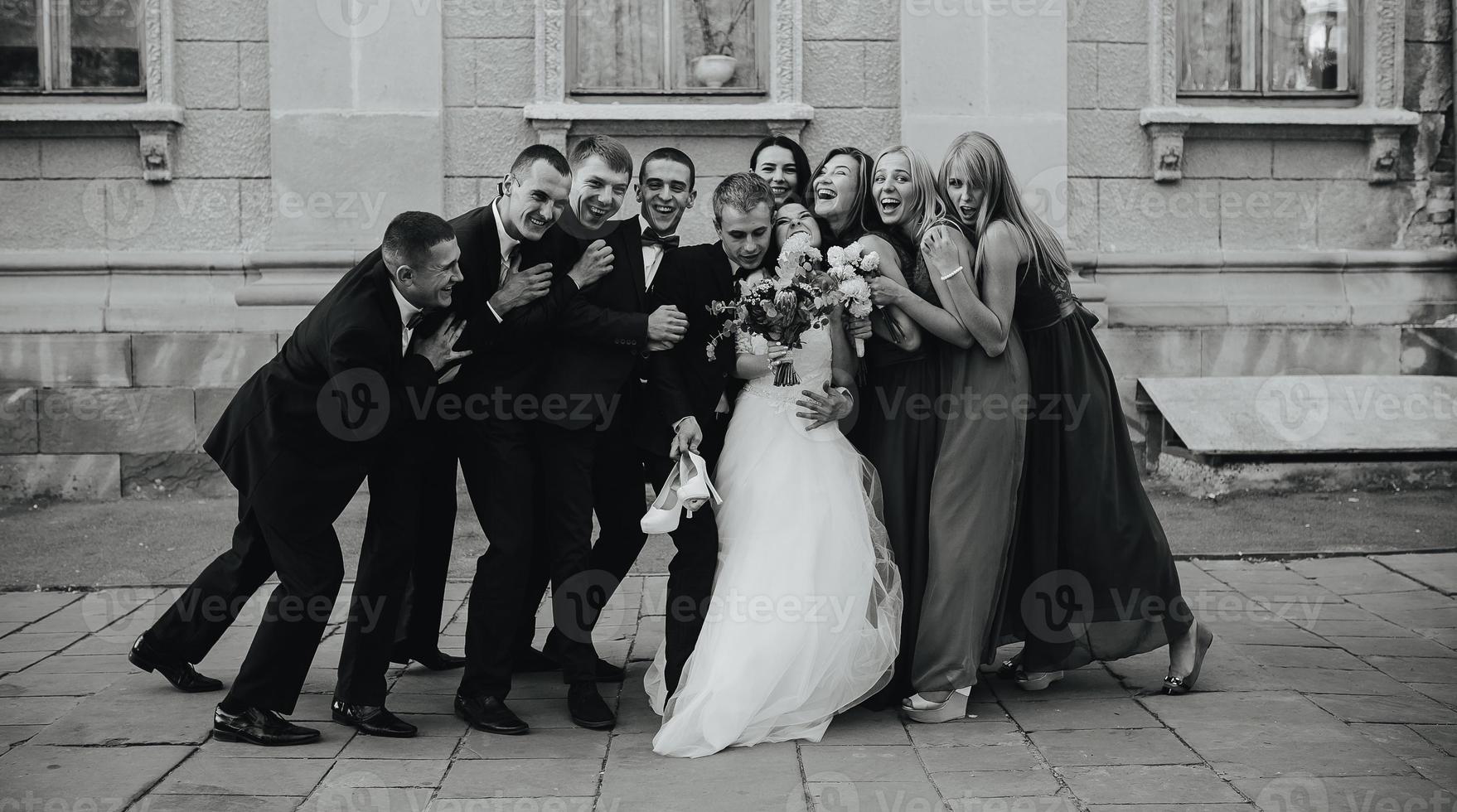 vue de la fête de mariage photo