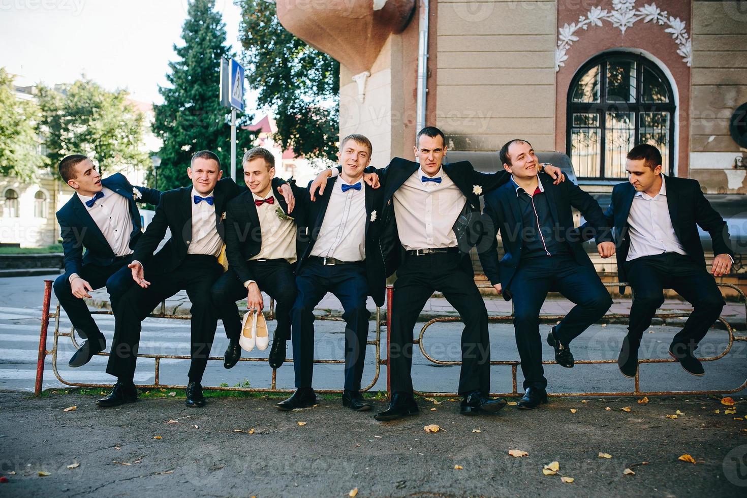 vue de la fête de mariage photo