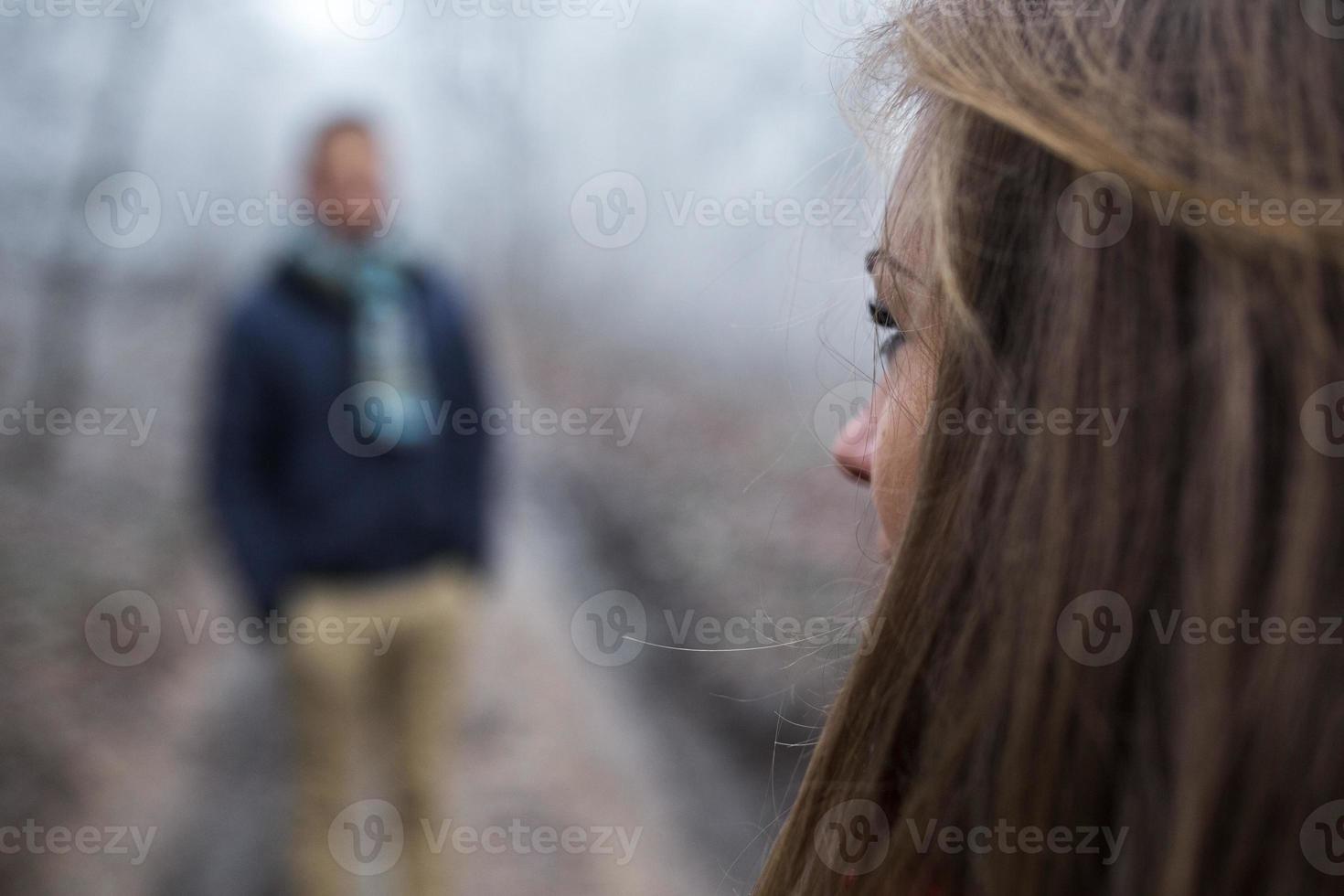 portrait de couple en plein air photo