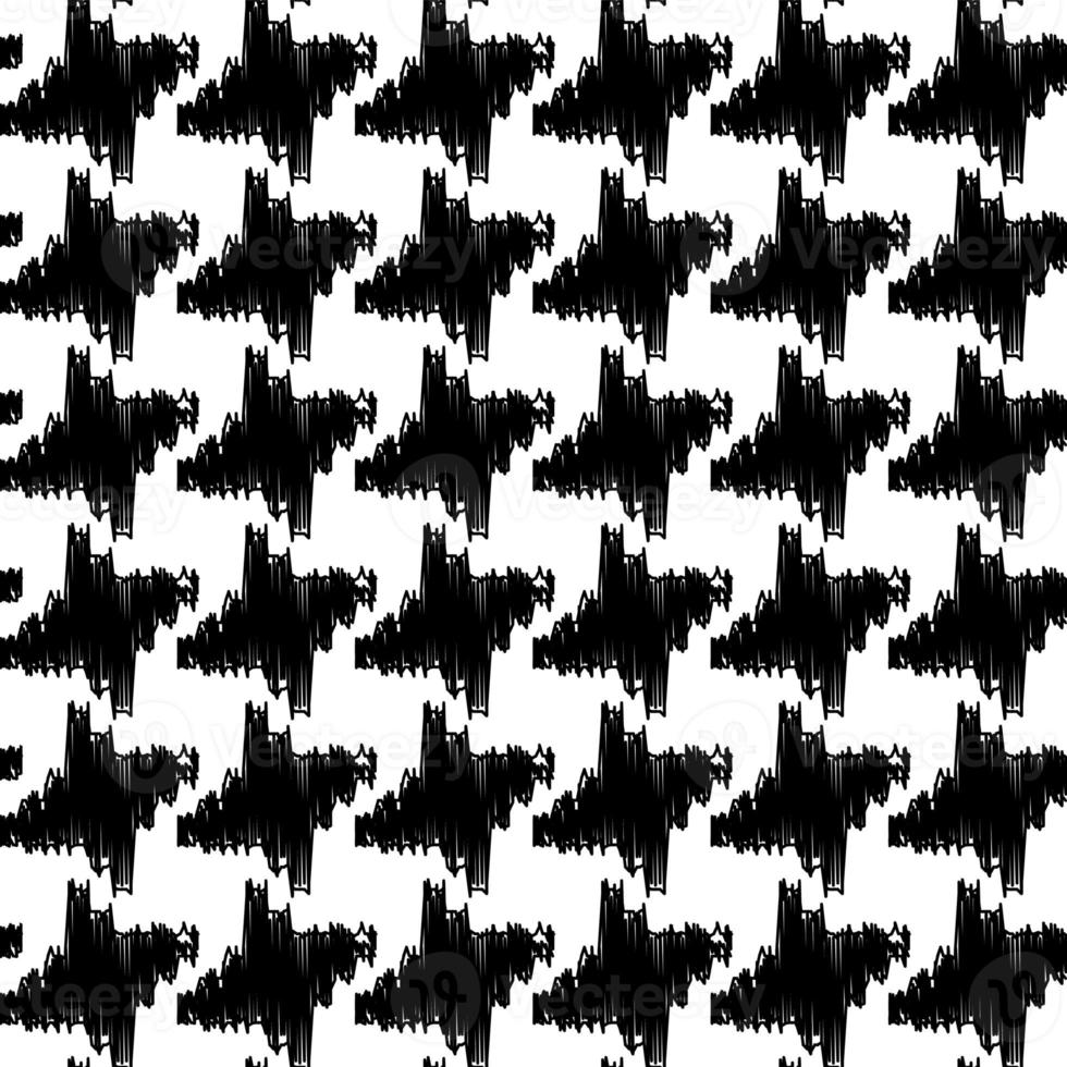 modèle de mode sans couture. chien toth texture noir et blanc. imprimé tartan. photo