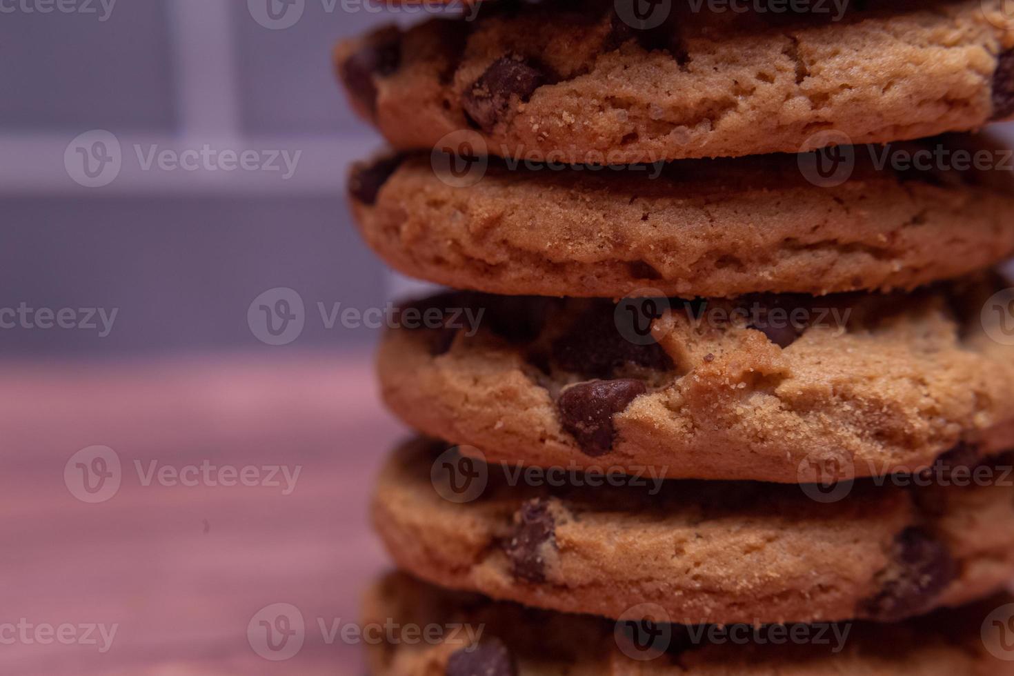 gâteaux avec des pépites de chocolat photo