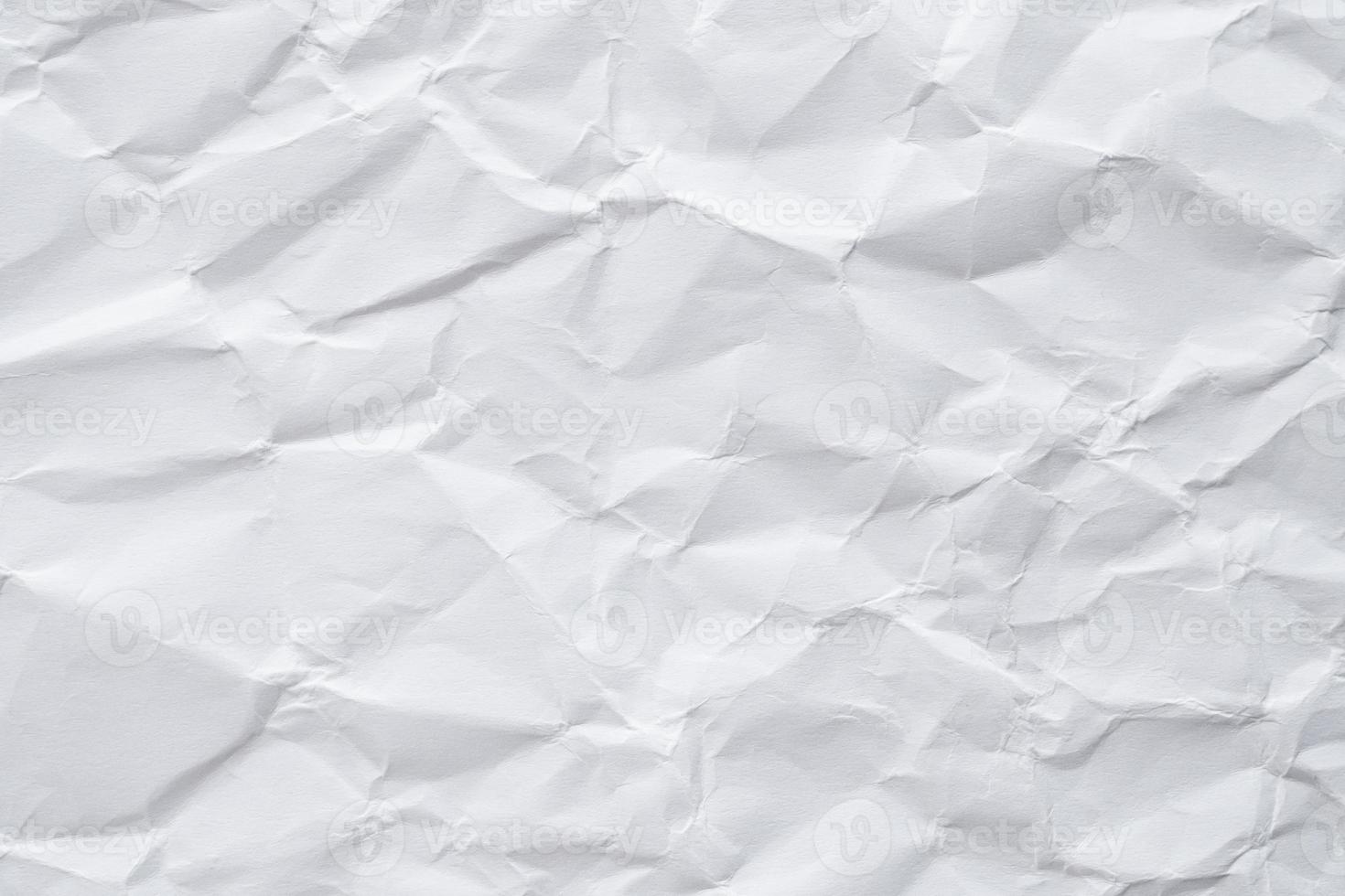 fond de texture de papier froissé blanc abstrait photo