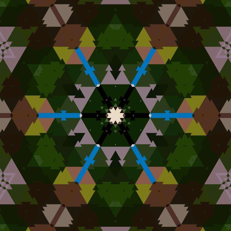 illustration conception graphique motif abstrait triangle kaléidoscope marrei 2 photo
