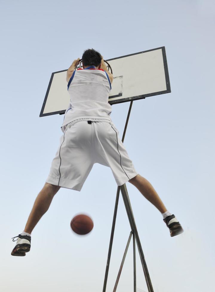 vue de joueur de basket-ball photo