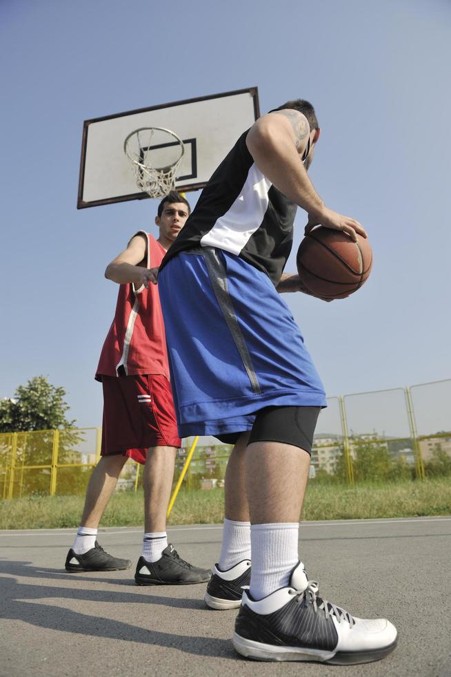 vue de joueur de basket-ball photo