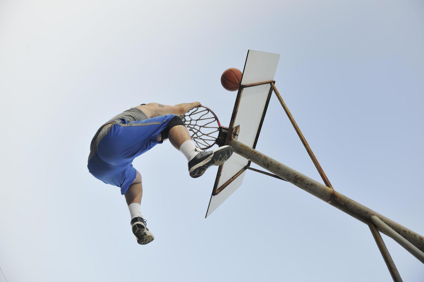 vue de joueur de basket-ball photo