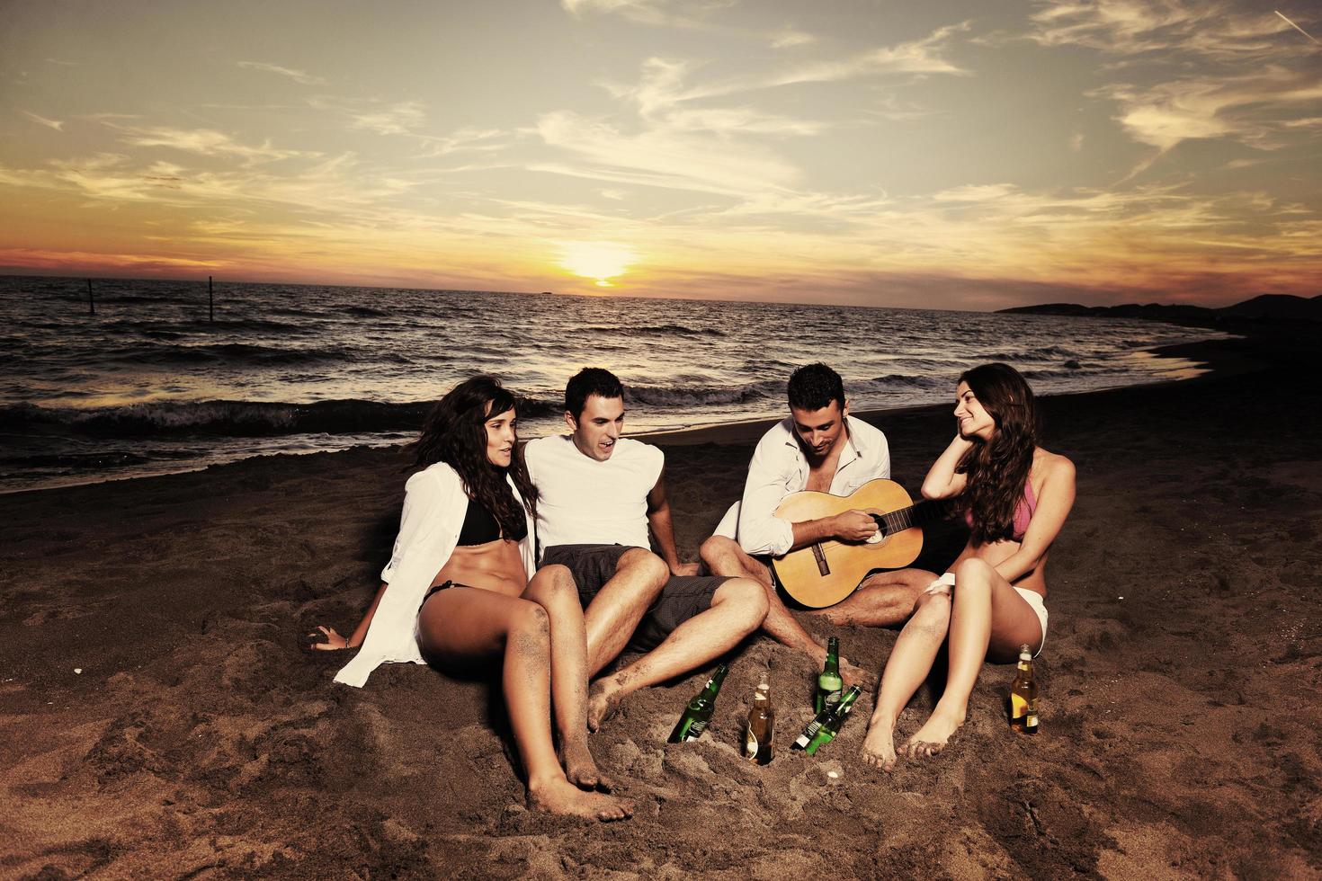 vue sur la plage photo