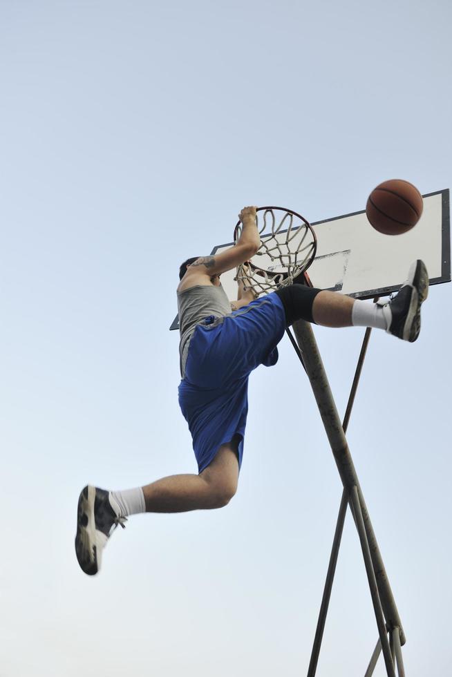 vue de joueur de basket-ball photo