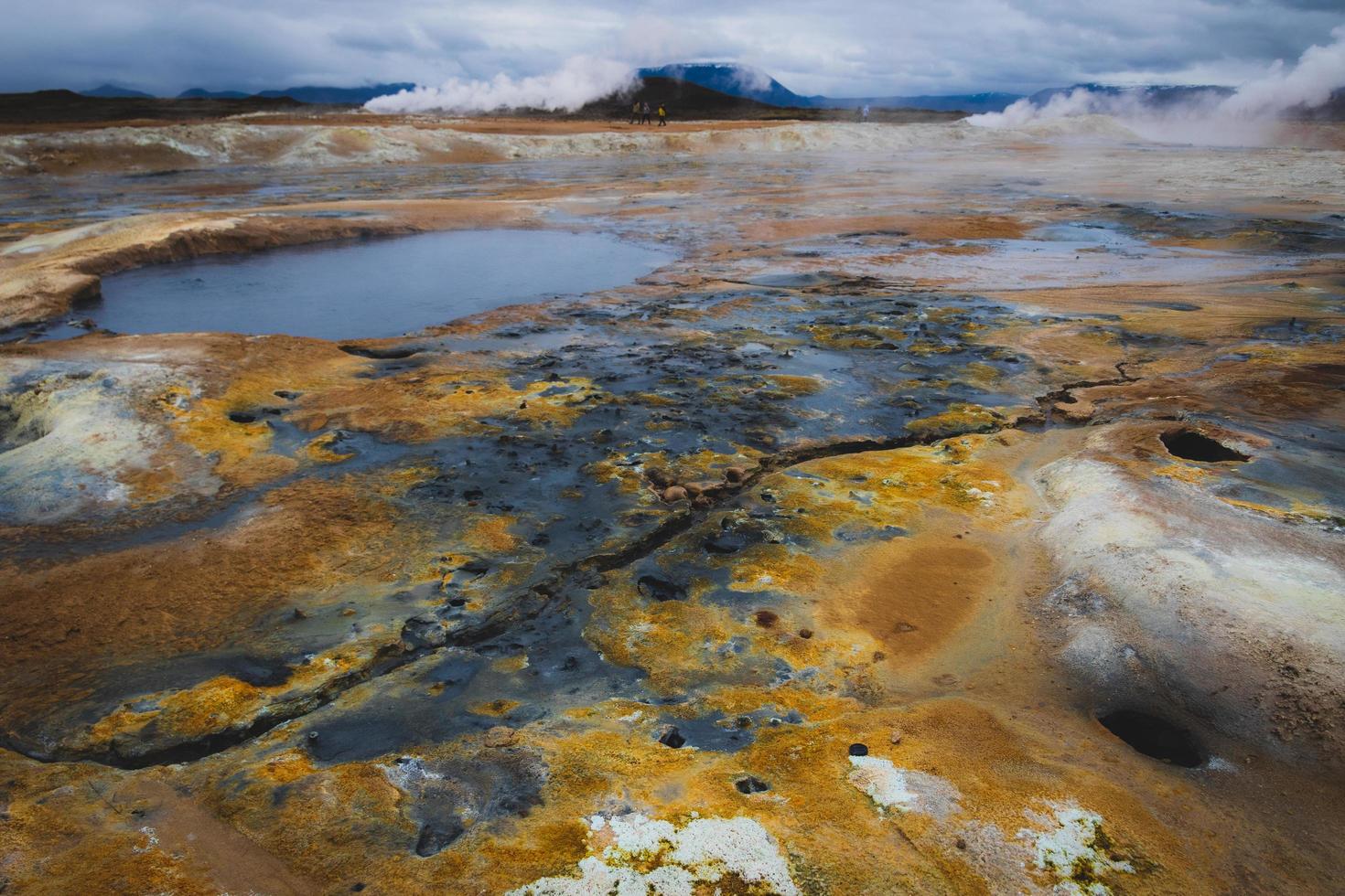 paysage toxique en Islande photo