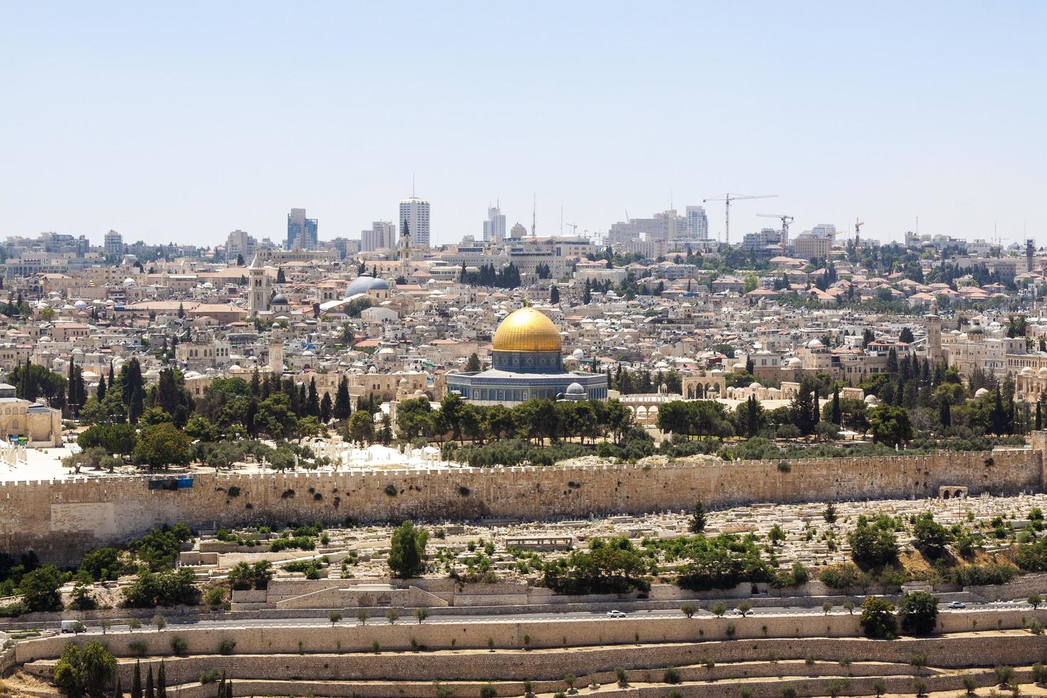 dôme du rocher en israël photo