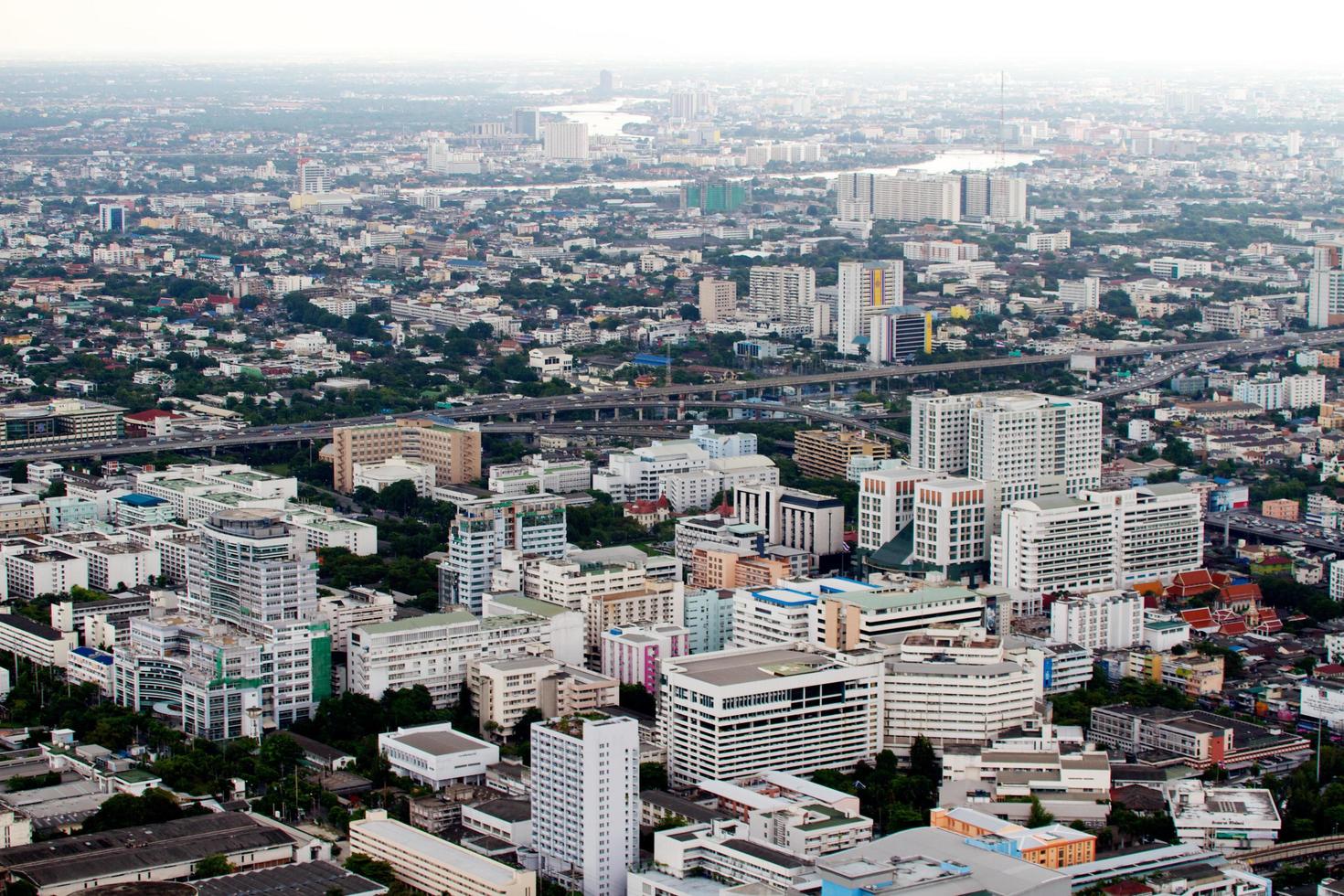 bangkok, chine, 2022 - vue sur la ville de bangkok photo