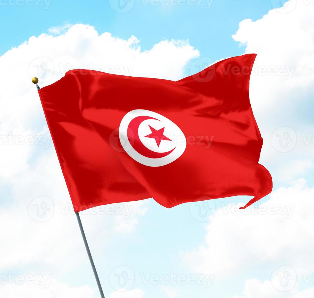 drapeau de la tunisie photo