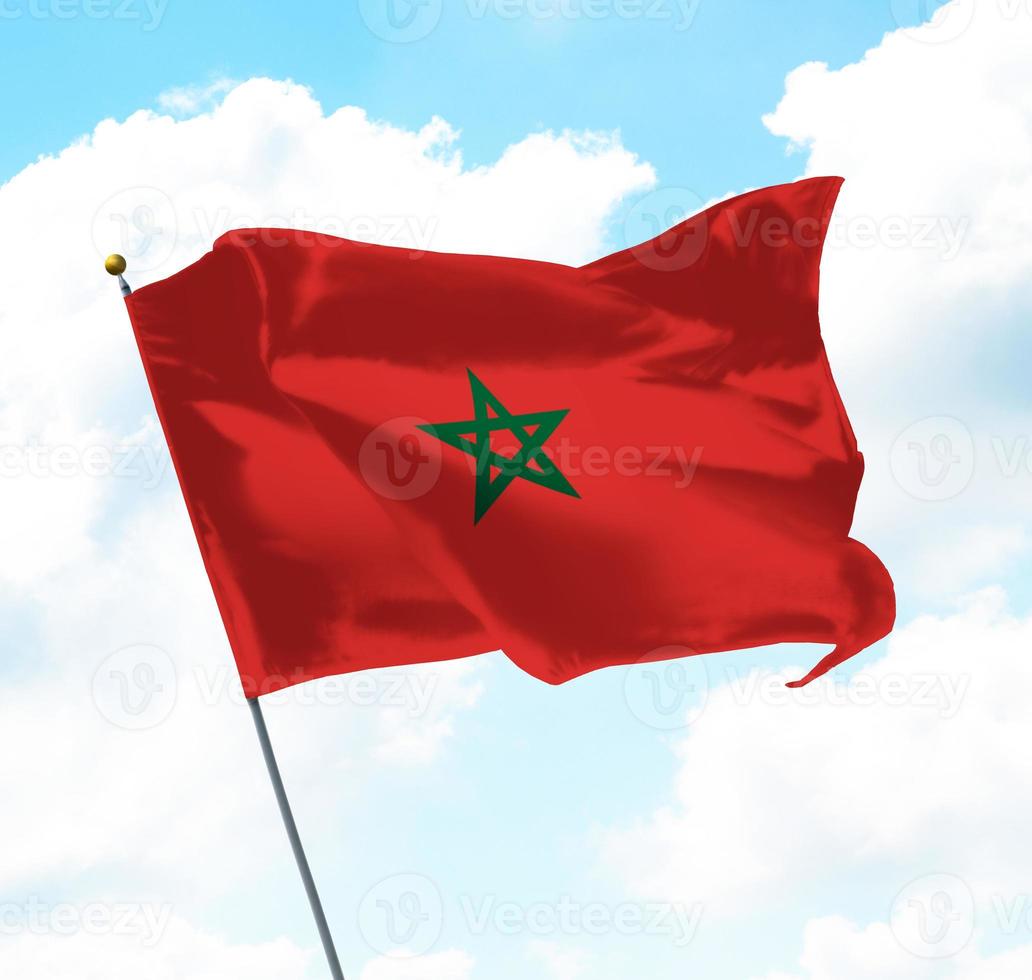 drapeau du maroc photo