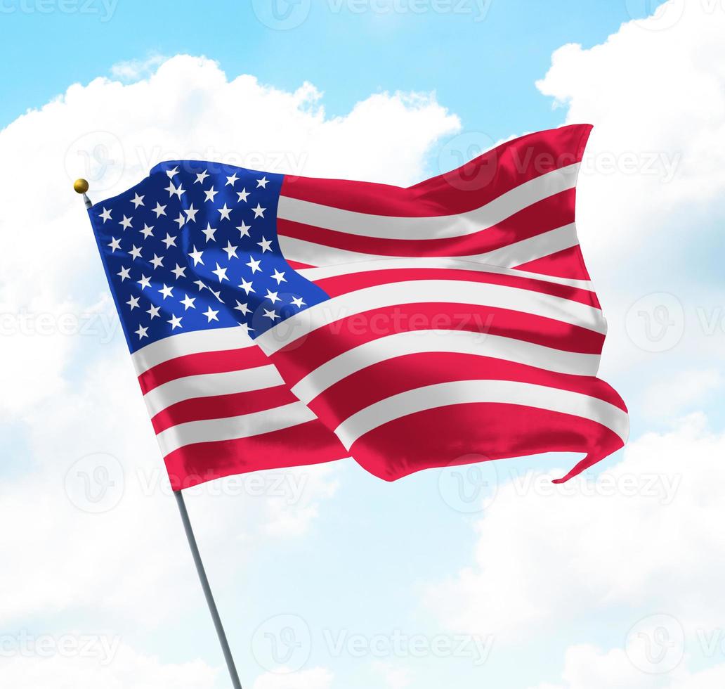 drapeau des états-unis d'amérique photo