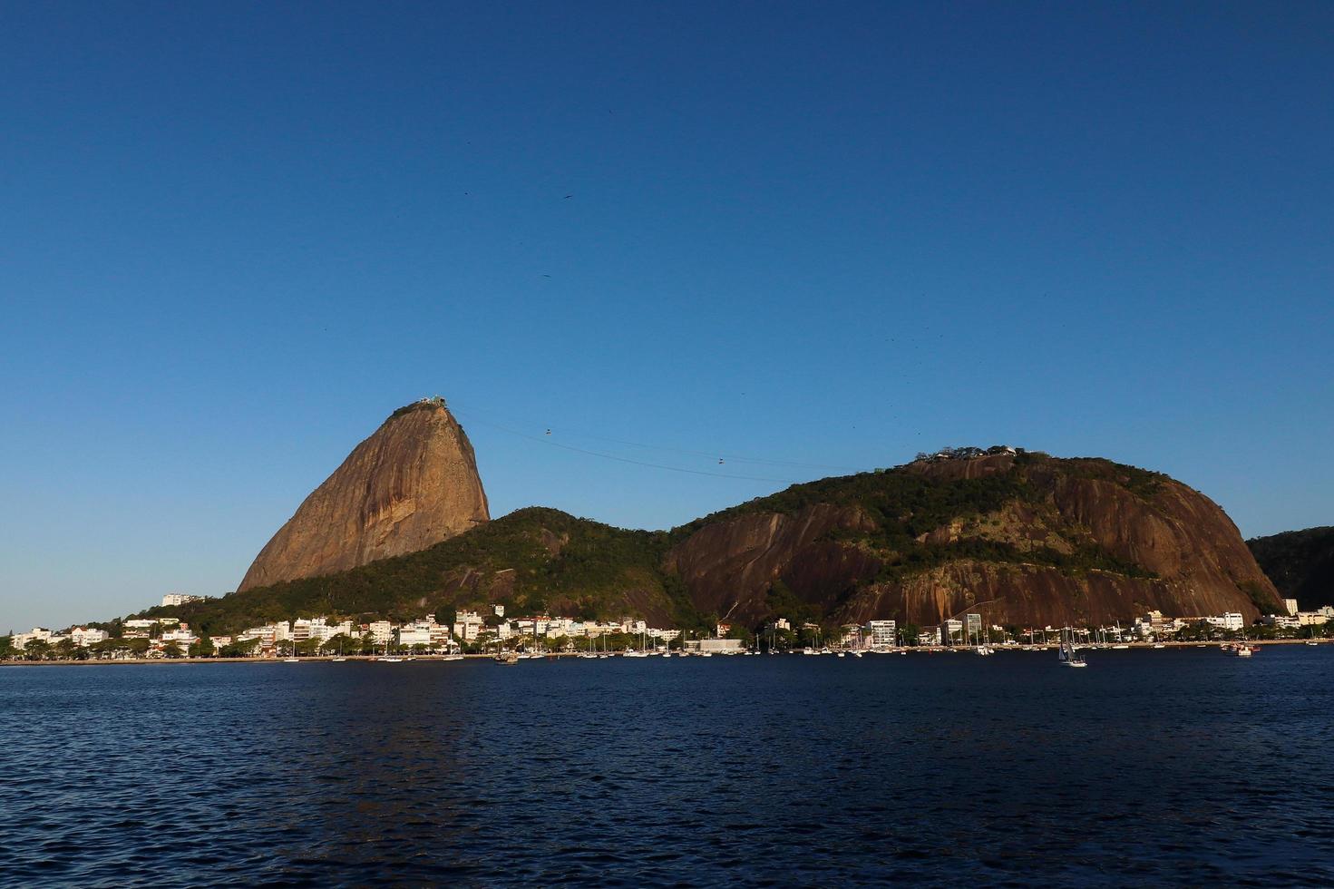 rio de janeiro, rj, brésil, 2022 - mont du pain de sucre et district d'urca photo