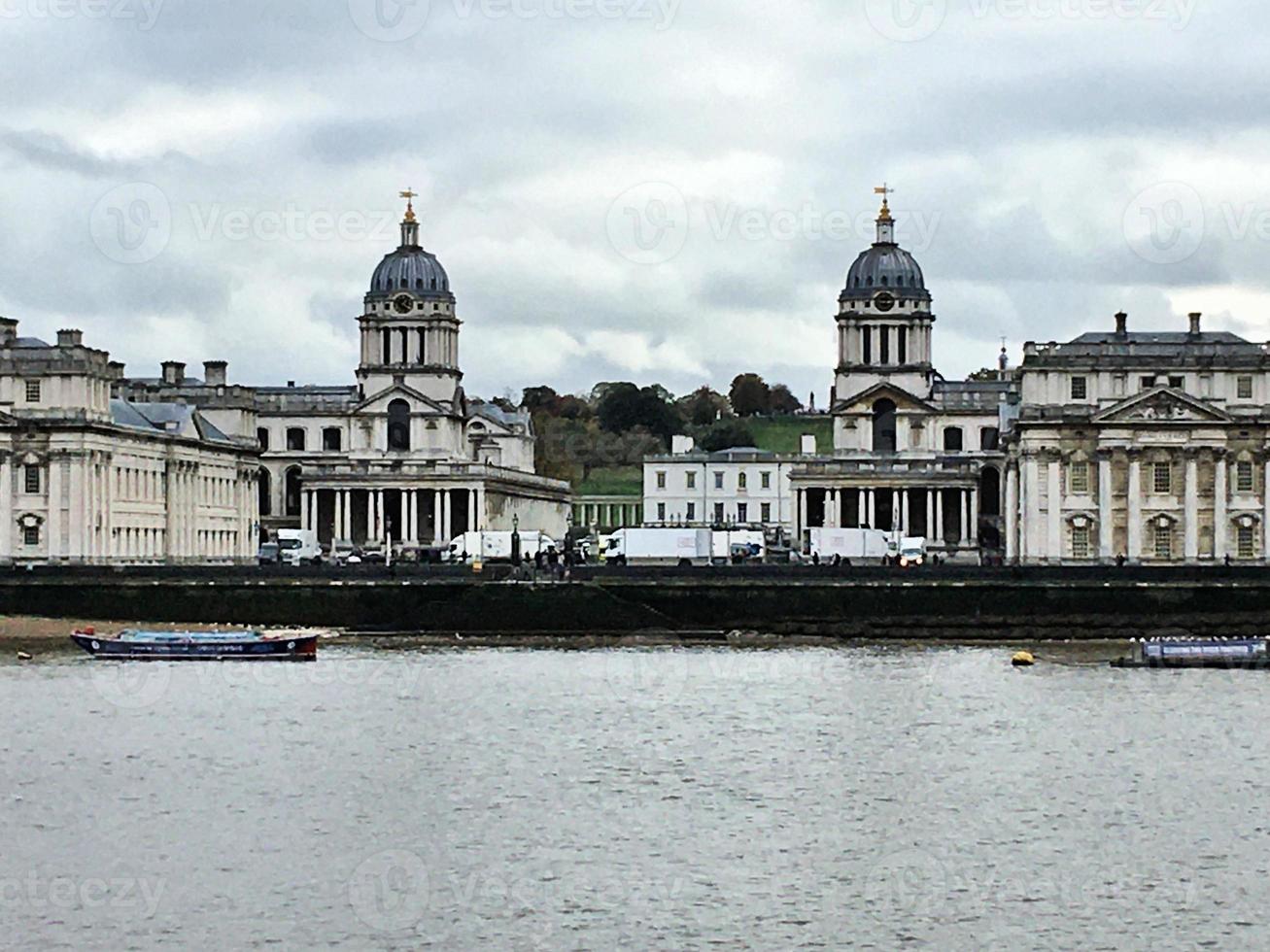 une vue de greenwich à londres photo