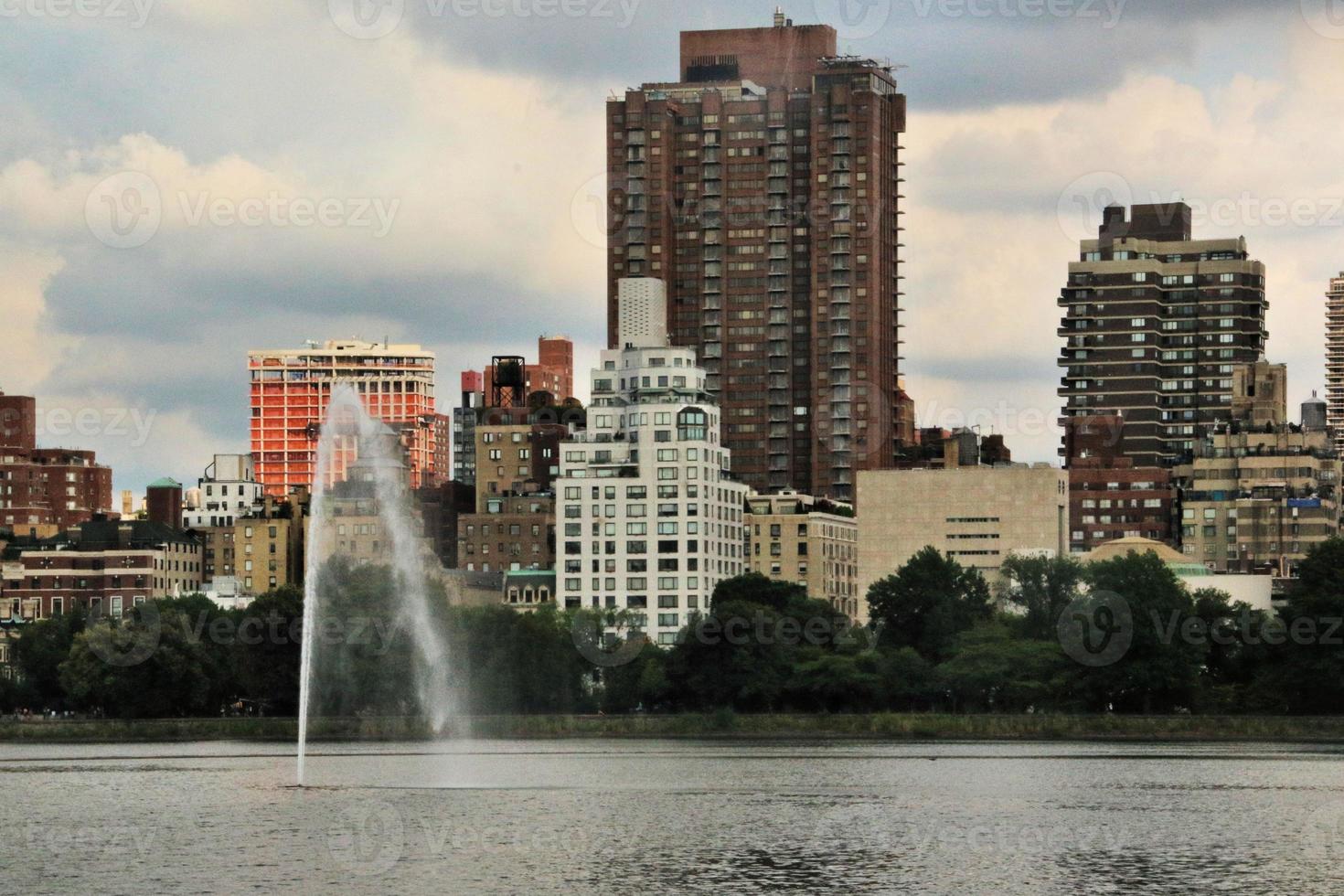 une vue panoramique de la ville de new york aux états-unis photo