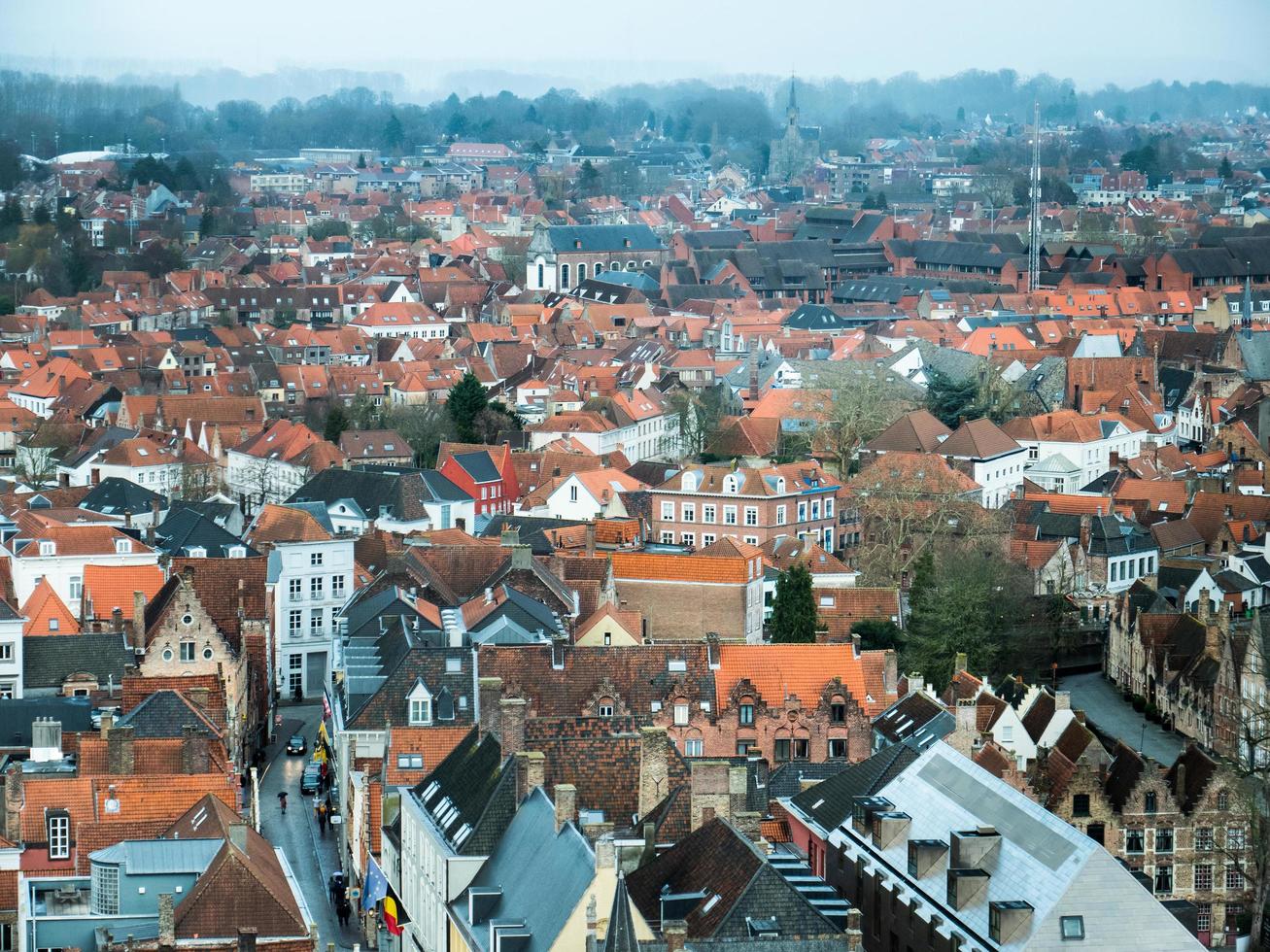 vue aérienne des bâtiments de la ville photo