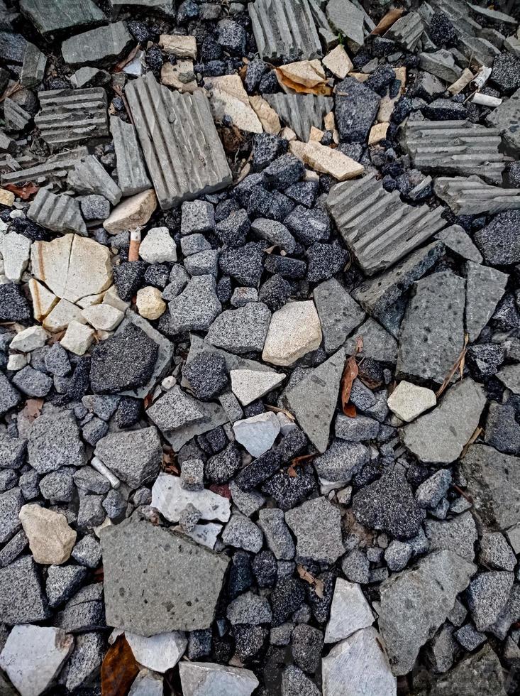 fond abstrait d'un mélange de roches jaunes et grises photo