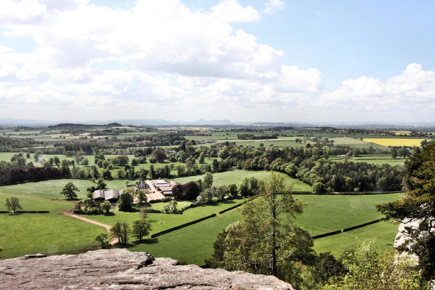 une vue sur la campagne du shropshire près de grinshill photo