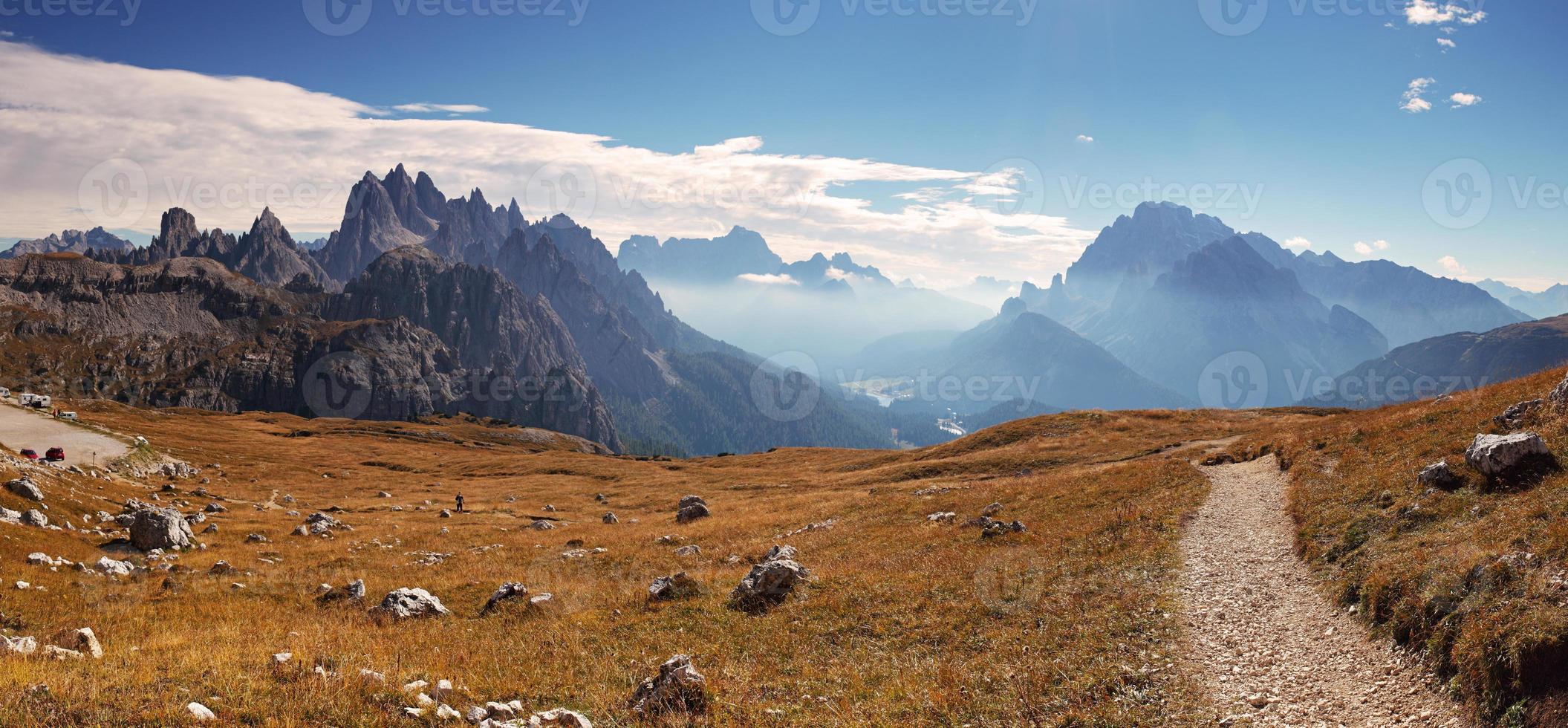 panorama de montagne italie dolomiti photo