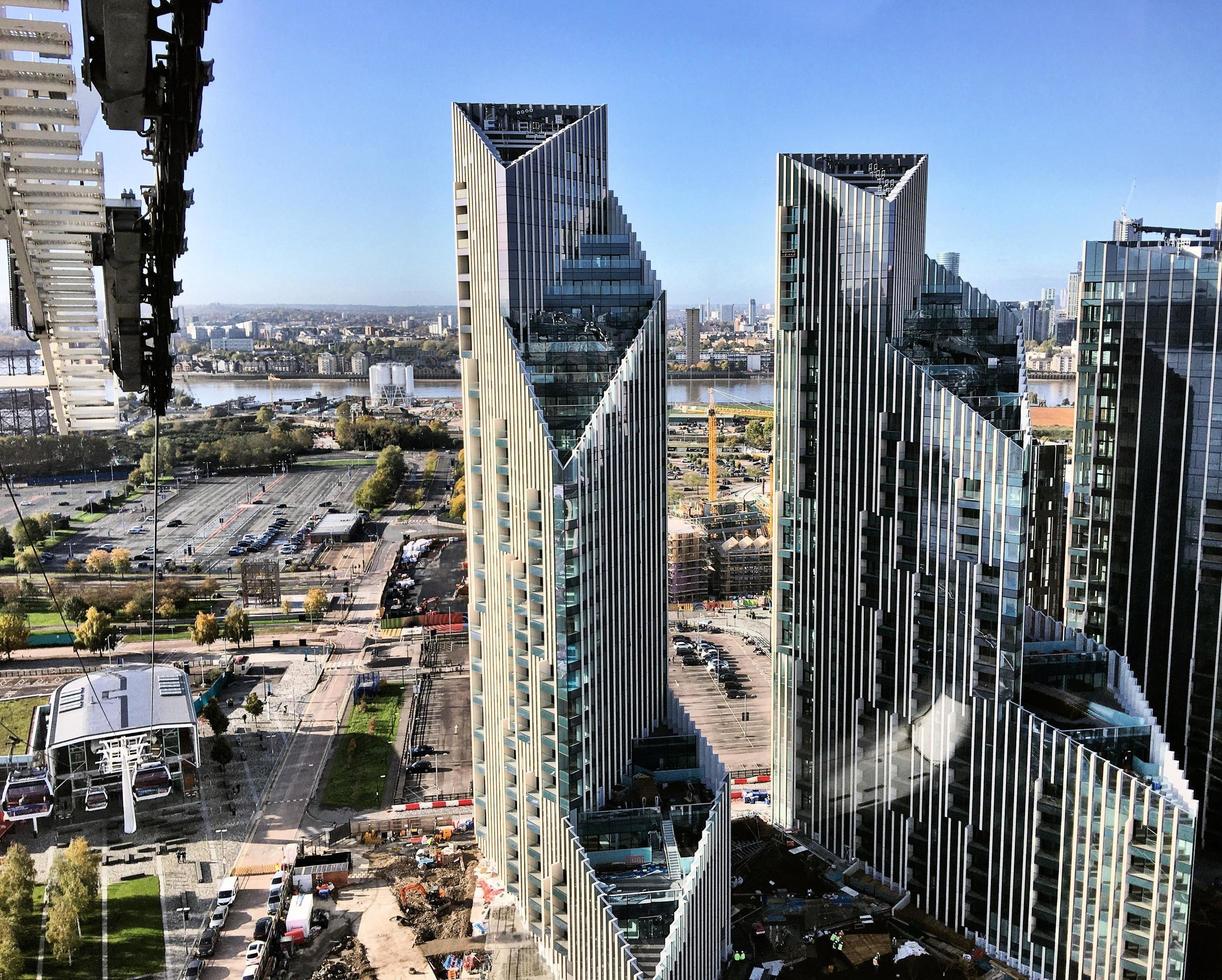 une vue aérienne de londres photo