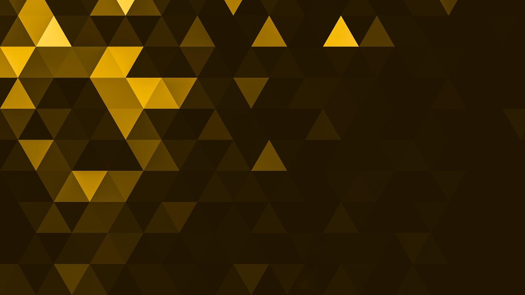 motif polygonal doré abstrait géométrique mosaïque triangulaire, parfait pour le site Web, le mobile, l'application, la publicité, les médias sociaux photo