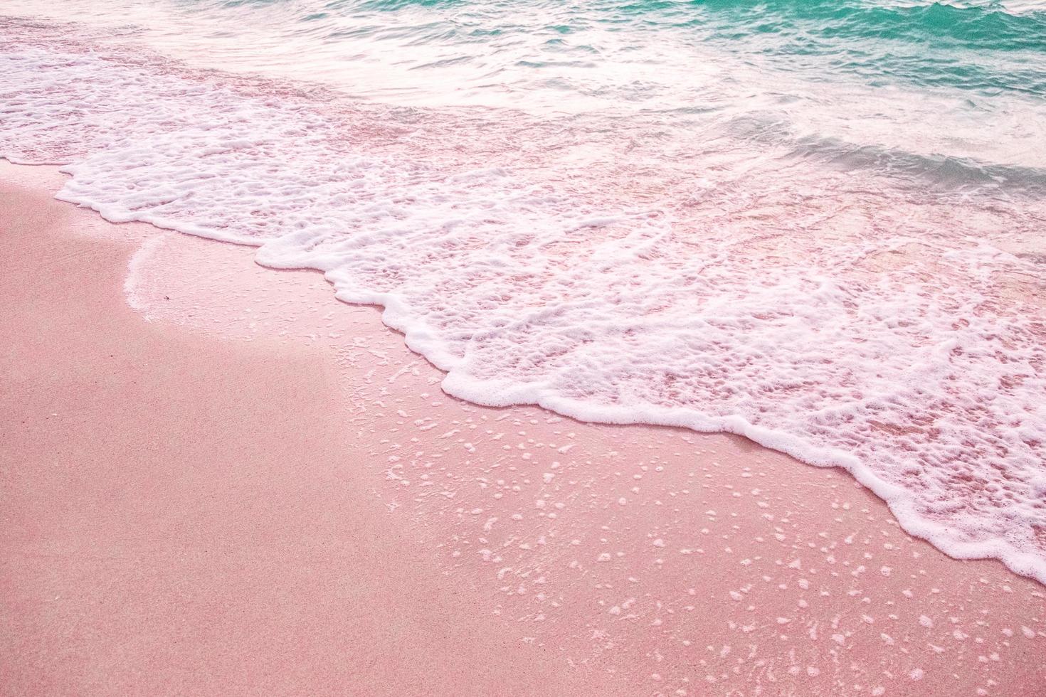 vagues sur le sable photo