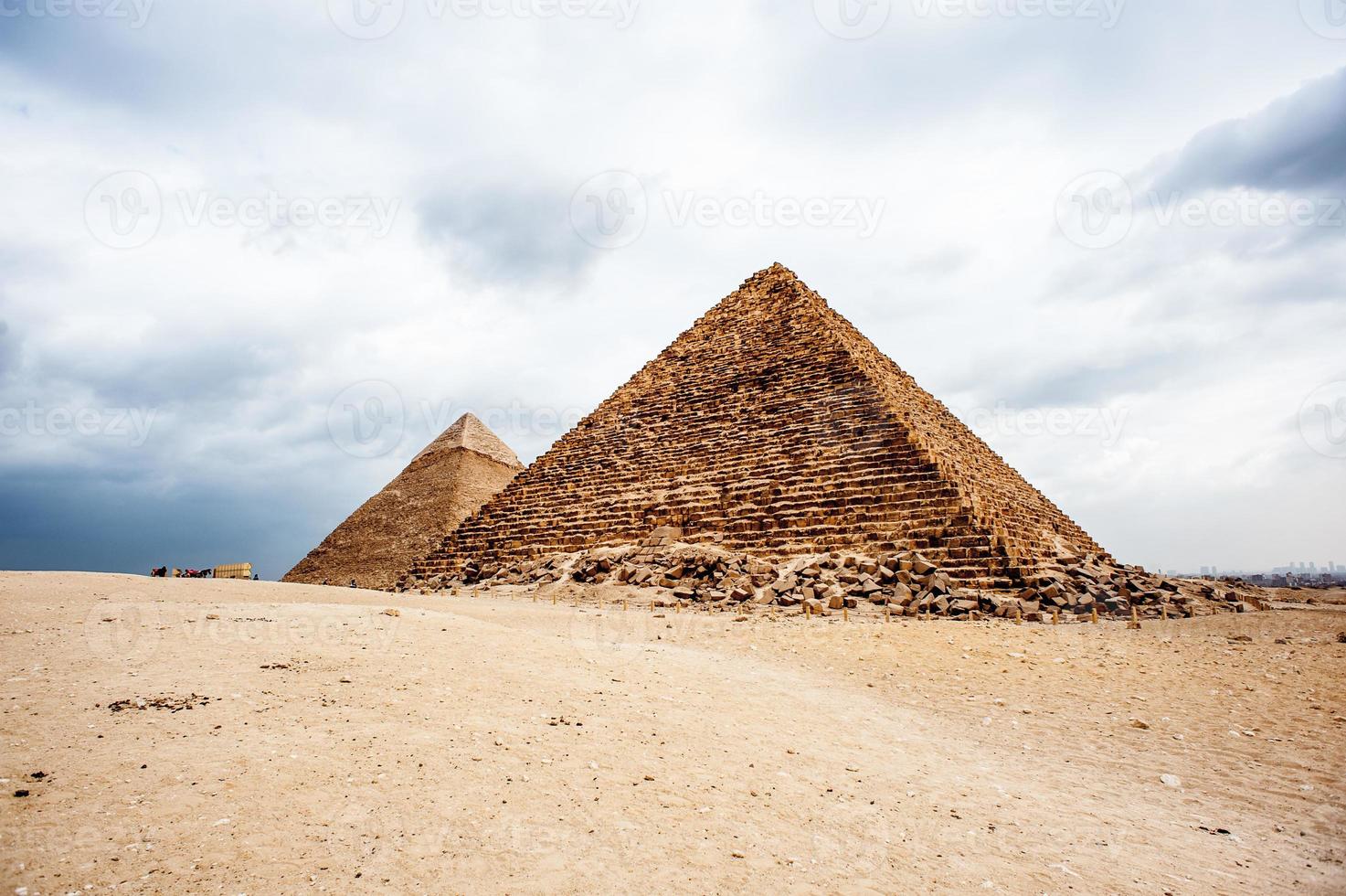 nécropole de gizeh, plateau de gizeh, egypte. patrimoine mondial de l'unesco photo