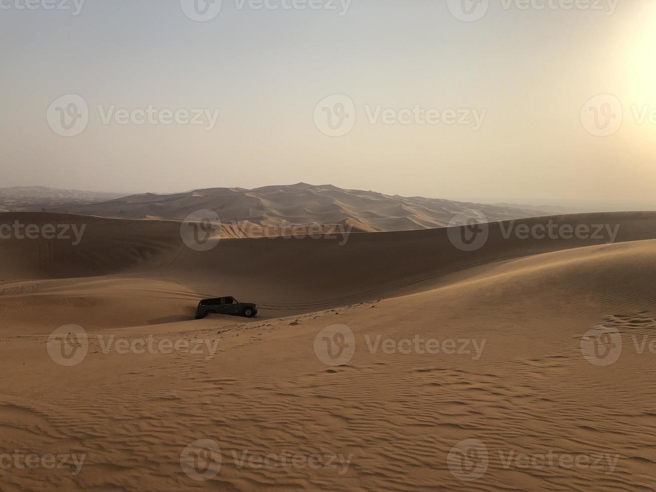 vue sur le désert de Dubaï photo