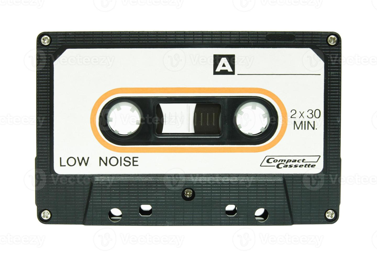 cassette isolé sur blanc photo